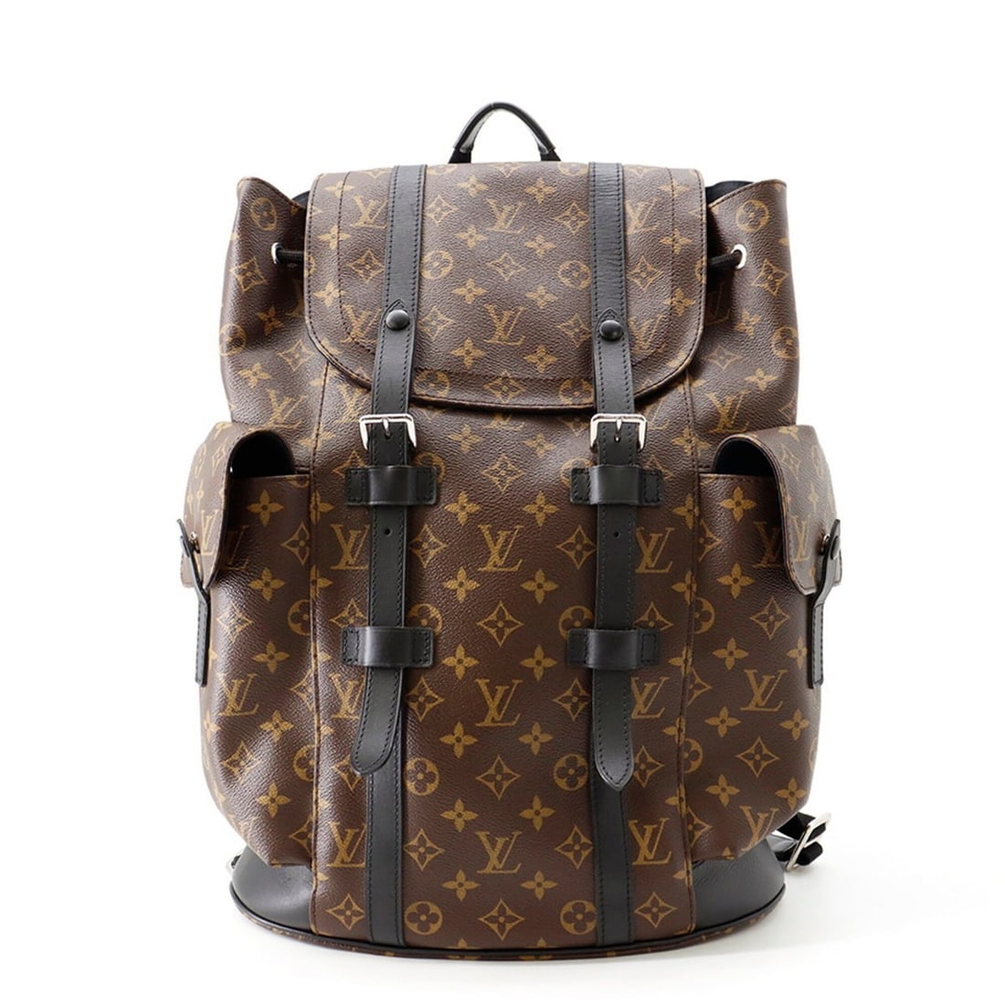 Louis Vuitton Monogram Macassar Christopher MM Backpack M43735 LOUIS VUITTON Handbag Men's: --- Catalog ---Category: SizeWeight: 1.26kg / 2.77lb.Size (HxWxD): 44cm x 33cm x 11.5cm / 17.32'' x 12.99'' x 4.52''Category: DesignType: HandbagColor: Monogram MacassarGender: MenClosure: FlapMateria