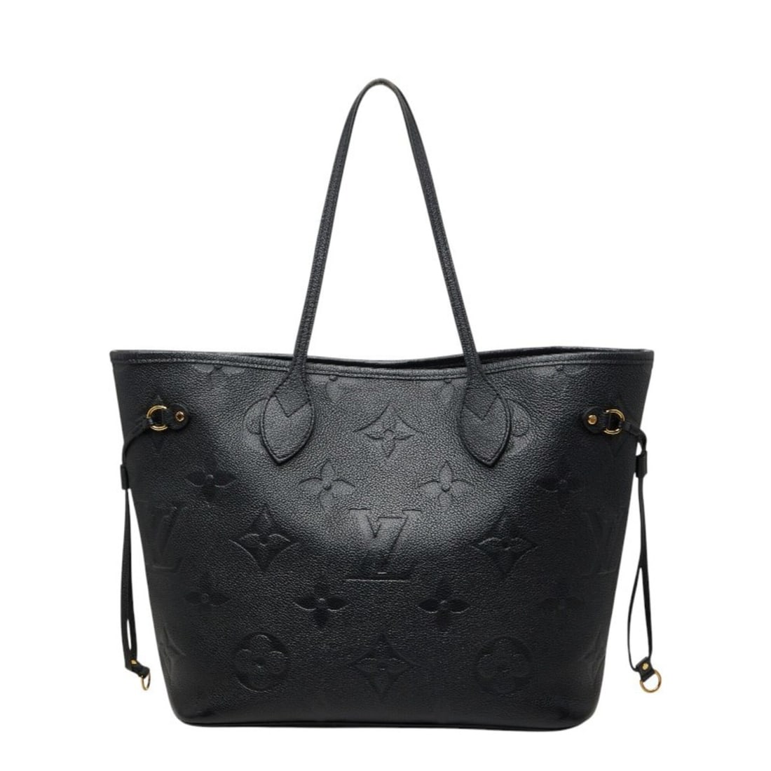 Louis Vuitton Monogram Empreinte Neverfull MM Tote Bag Shoulder M45685 Noir Black Leather Women's: --- Catalog ---Category: SizeSize (HxWxD): 27cm x 45cm x 15.5cm / 10.62'' x 17.71'' x 6.1''Category: DesignType: Shoulder bag, Tote bagColor: Black, NoirGender: WomenMaterial: Leather Category: Genera