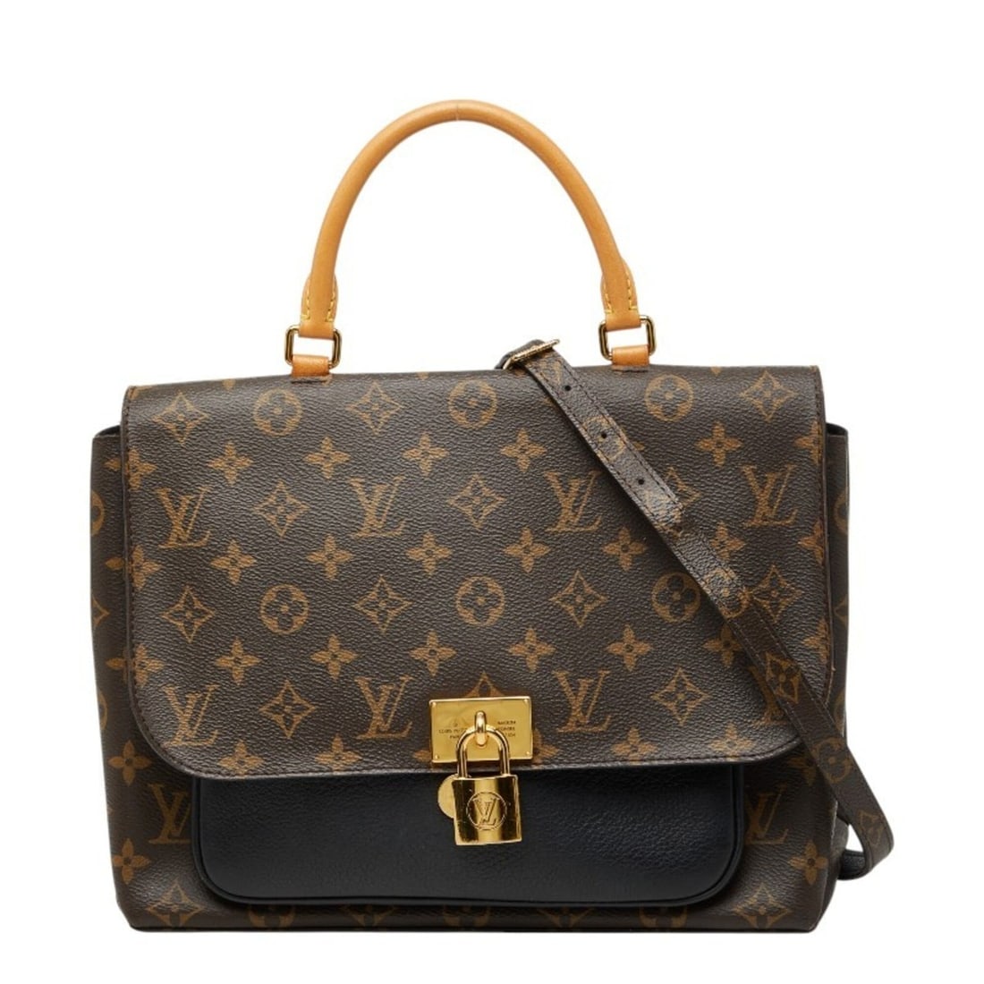 Louis Vuitton Monogram Marignan Handbag Shoulder Bag 2WAY M44259 Brown Leather Women's LOUIS VUITTON: --- Catalog ---Category: SizeSize (HxWxD): 22cm x 28cm x 9cm / 8.66'' x 11.02'' x 3.54''Category: DesignType: Handbag, Shoulder bagColor: BrownGender: WomenMaterial: PVC , Leather Category: GeneralMPN