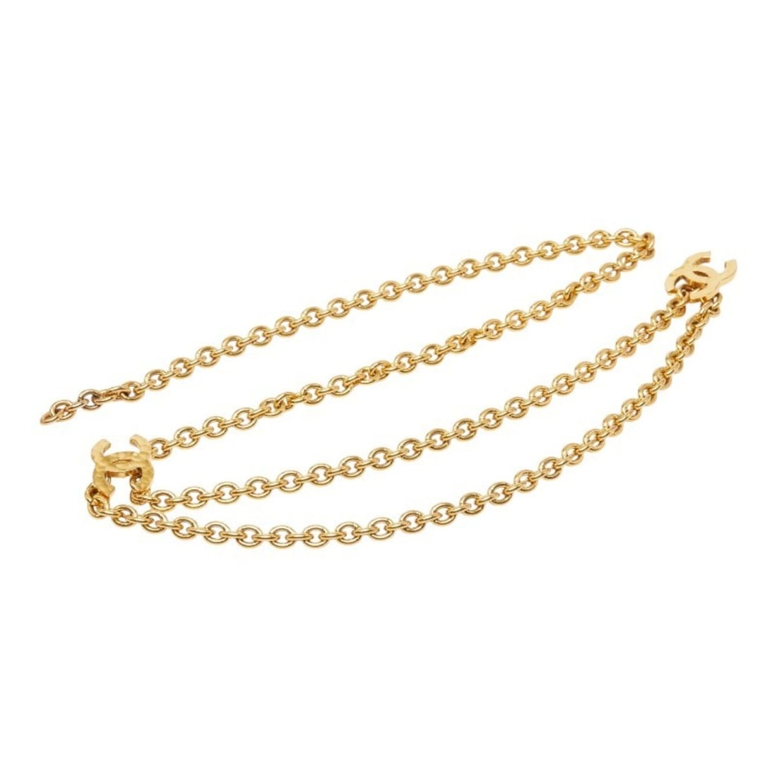 Chanel Coco Mark Chain Belt, Gold Plated (GP), Women's. (1 of 17)