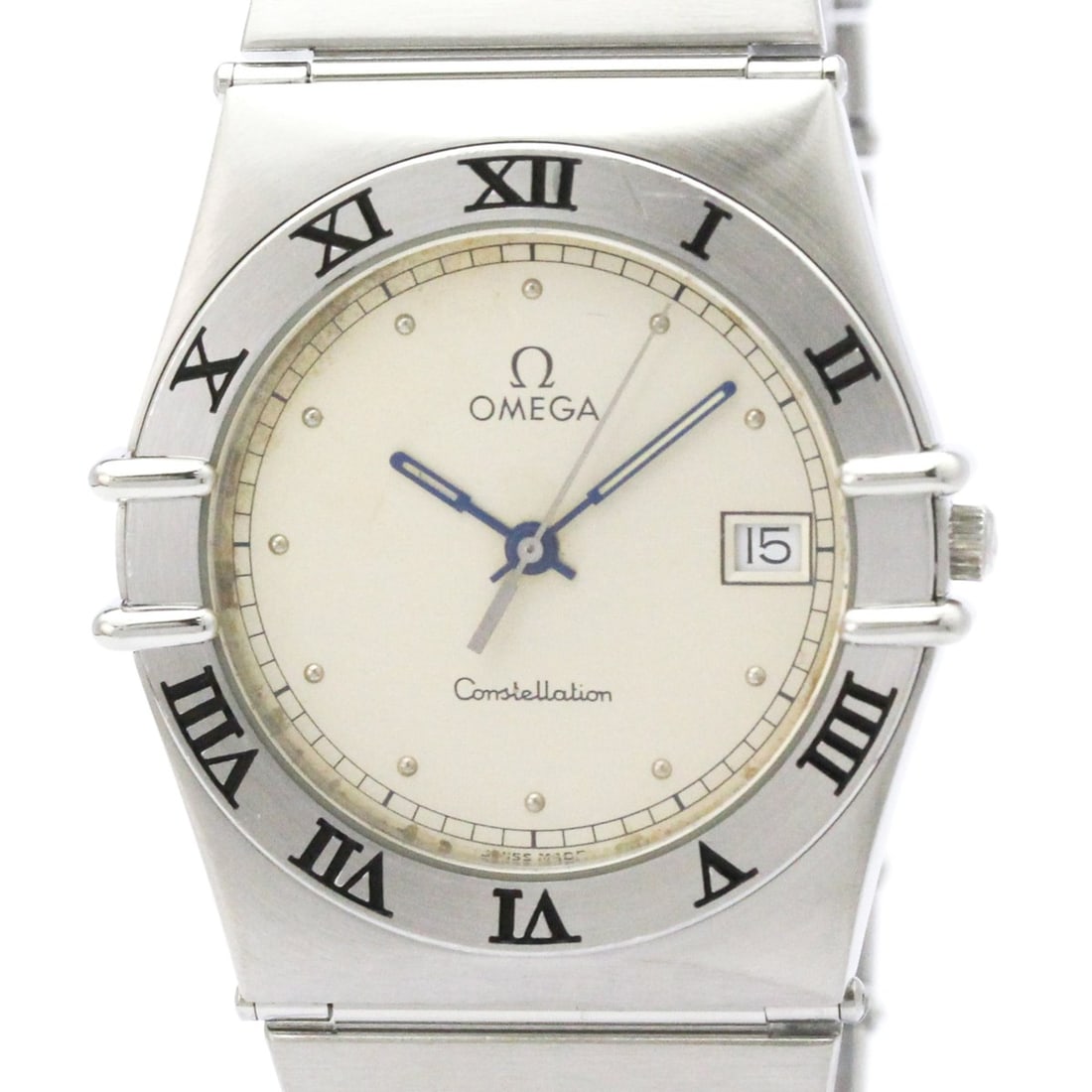 OMEGA Constellation Stainless Steel Quartz Mens Watch 396.1076: --- Catalog ---Category: SizeCase Diameter: 33mm / 1.3''Category: DesignType: WristwatchStyle: Dress/FormalGender: MenColor (Dial): SilverMaterial (Band): Stainless steelMaterial (Case): Stainless ste