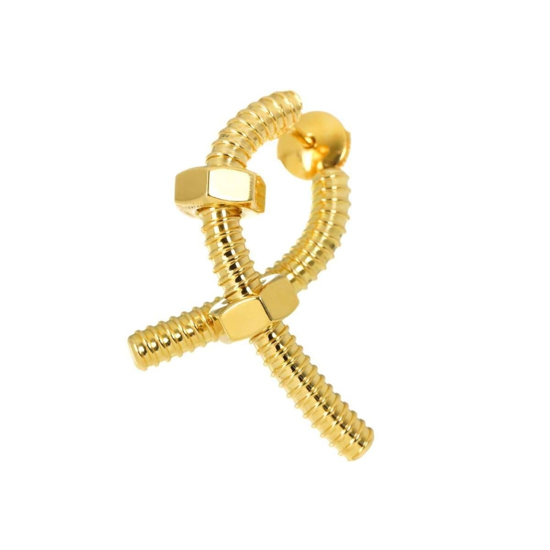 Cartier Ecrou de Earring Single (Left Ear) - 18K Yellow Gold 750 One Only (1 of 9)
