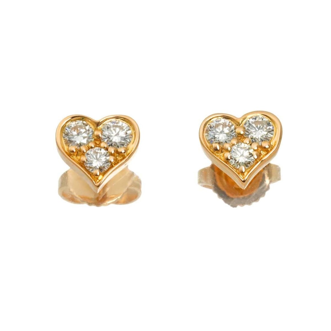 Tiffany & Co. Sentimental Heart Diamond Earrings, 18K Pink Gold (750): --- Catalog ---Category: SizeSize (HxWxD): 6.70mm x 7.20mm / 0.26'' x 0.28''Category: DesignType: Stud earringsGender: WomenMaterial: Pink gold (18K)Category: GeneralBrand: Tiffany--- Item List ---Sec