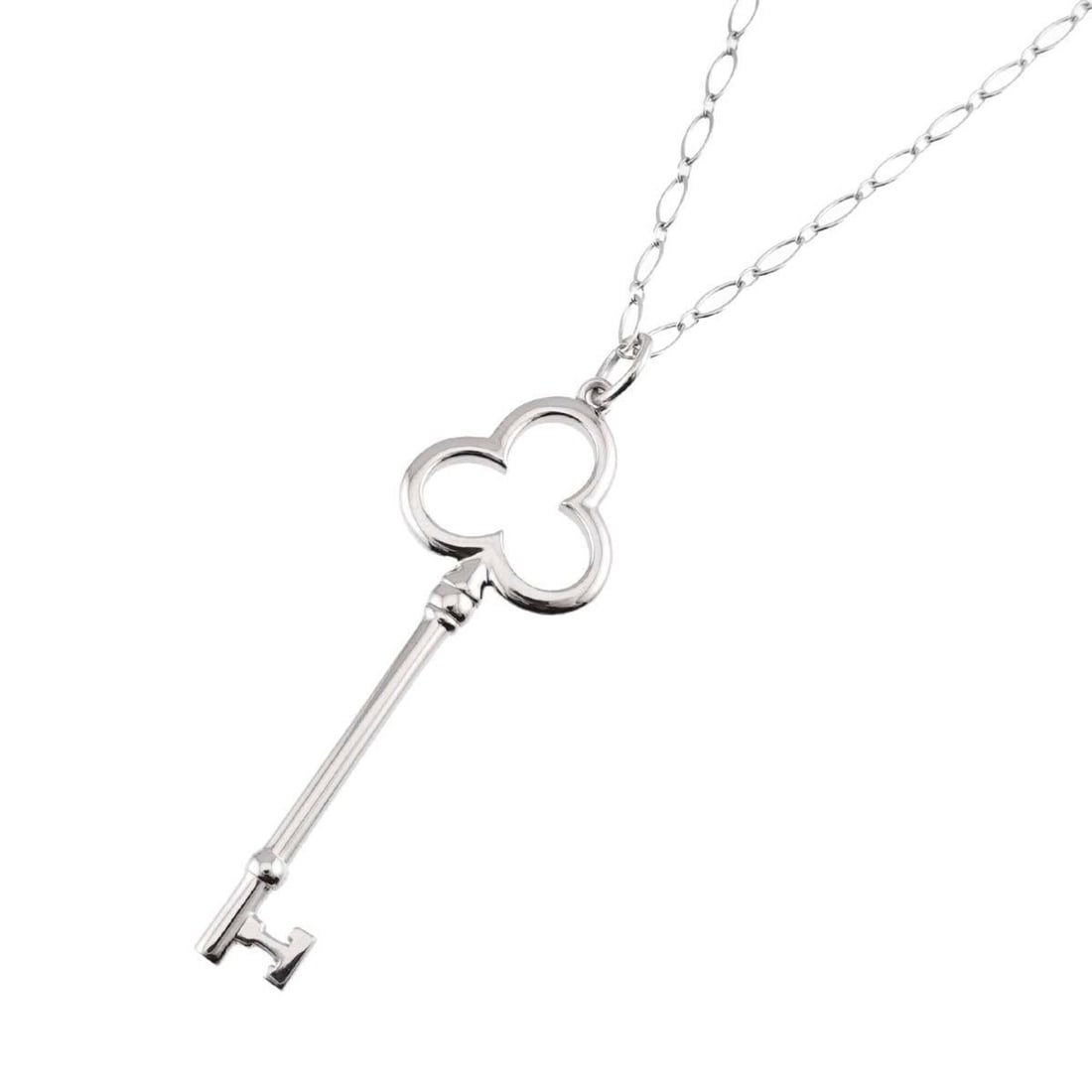 Tiffany & Co. Clover Key Necklace, 51cm, Sterling Silver (SV 925) Necklace (1 of 9)