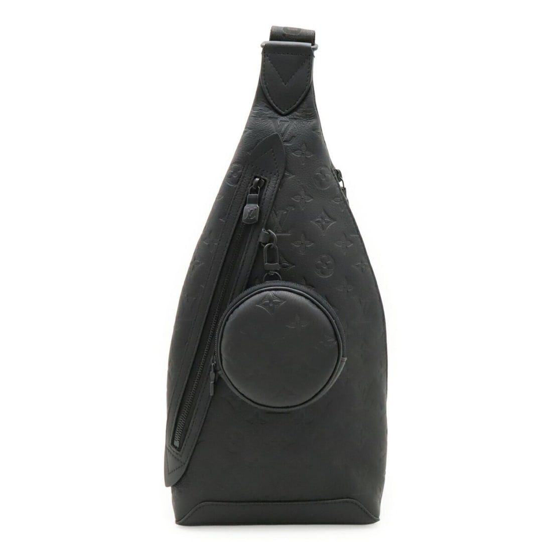 LOUIS VUITTON Louis Vuitton Monogram Shadow Duo Sling Bag Body Shoulder Noir Black Coin Purse M21890: --- Catalog ---Category: SizeSize (HxWxD): 44cm x 19cm x 5cm / 17.32'' x 7.48'' x 1.96''Category: DesignType: Shoulder bag, Sling bagColor: Black, NoirGender: WomenMaterial: Leather Category: GeneralM