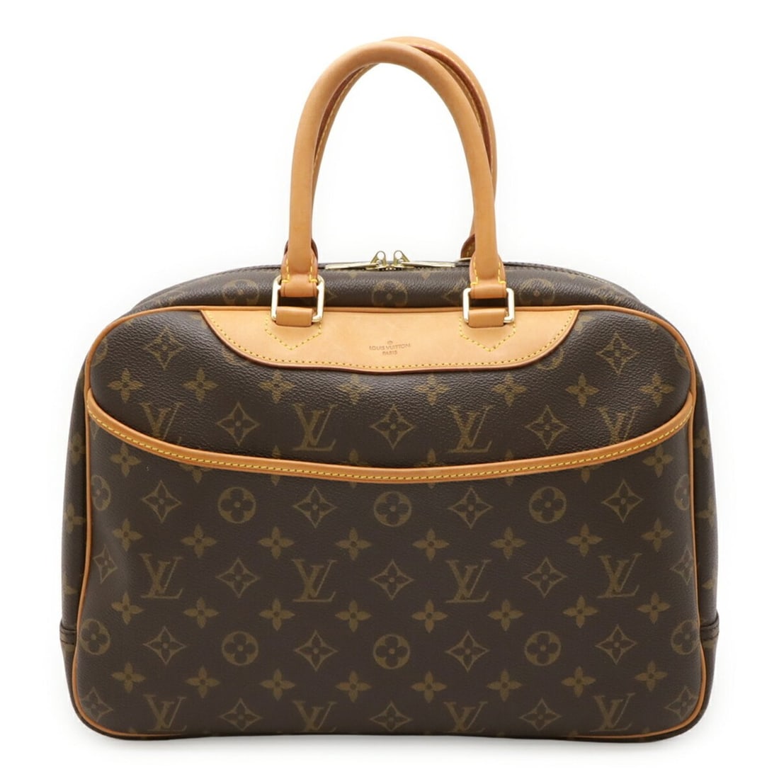 LOUIS VUITTON Louis Vuitton Monogram Bowling Vanity Deauville Handbag M47270 (1 of 9)