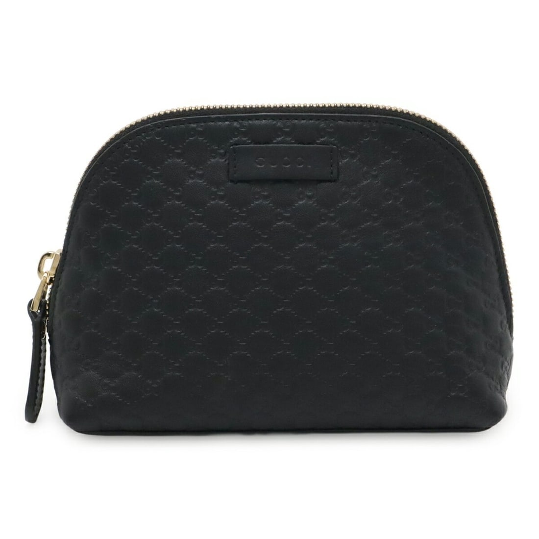 GUCCI Microguccissima Handbag Pouch Multi-Pouch Leather Black 449893 (1 of 9)