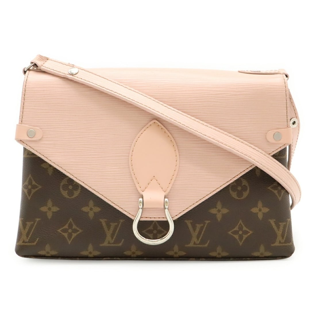 LOUIS VUITTON Louis Vuitton Monogram Epi Saint Michel Shoulder Bag Pochette Rose Ballerine Pink (1 of 10)