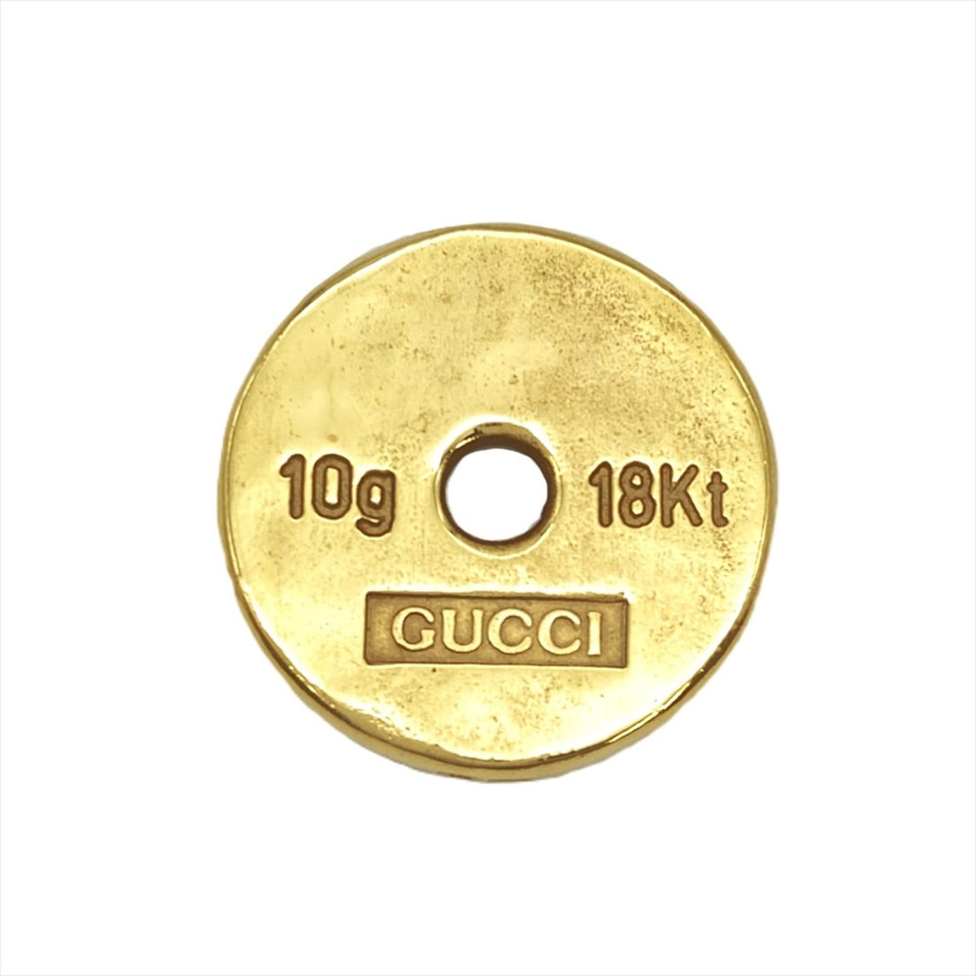 Gucci coin pendant top, 18Kt: --- Catalog ---Category: SizePendant Size: 20.5mm / 0.8''Category: DesignColor: GoldGender: Women,MenPendant Type: PendantNecklace Type: PendantCategory: GeneralBrand: Gucci--- Item List ---Section: C