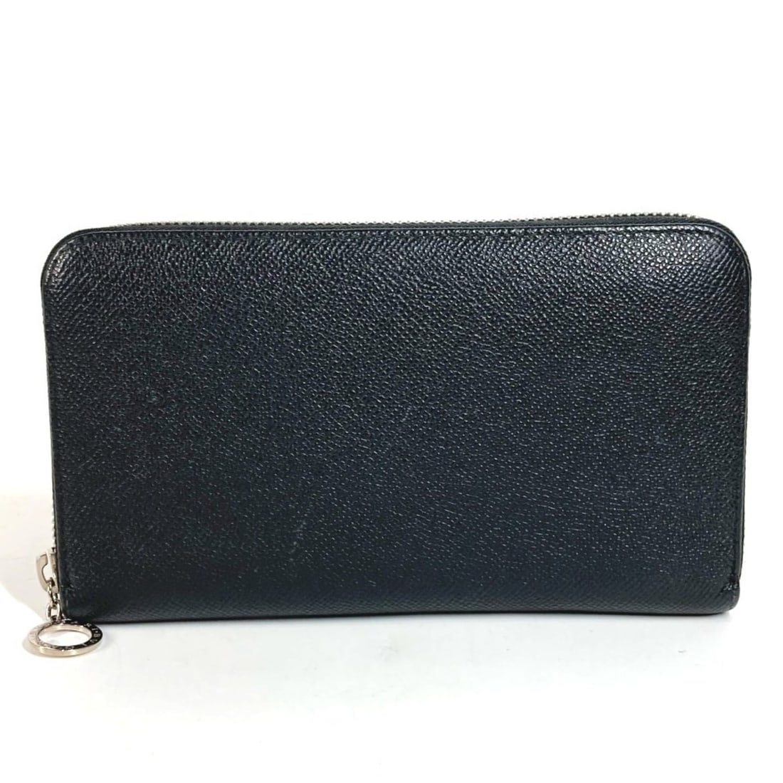 BVLGARI Bulgari Logo Long Wallet, Round Zipper, Leather, Men's and Women's, Black: --- Catalog ---Category: SizeSize (HxWxD): 11cm x 18.5cm / 4.33'' x 7.28''Category: DesignType: Long wallet (bi-fold)Color: BlackGender: Men,WomenMaterial: Leather Category: GeneralBrand: Bvlgari--- I