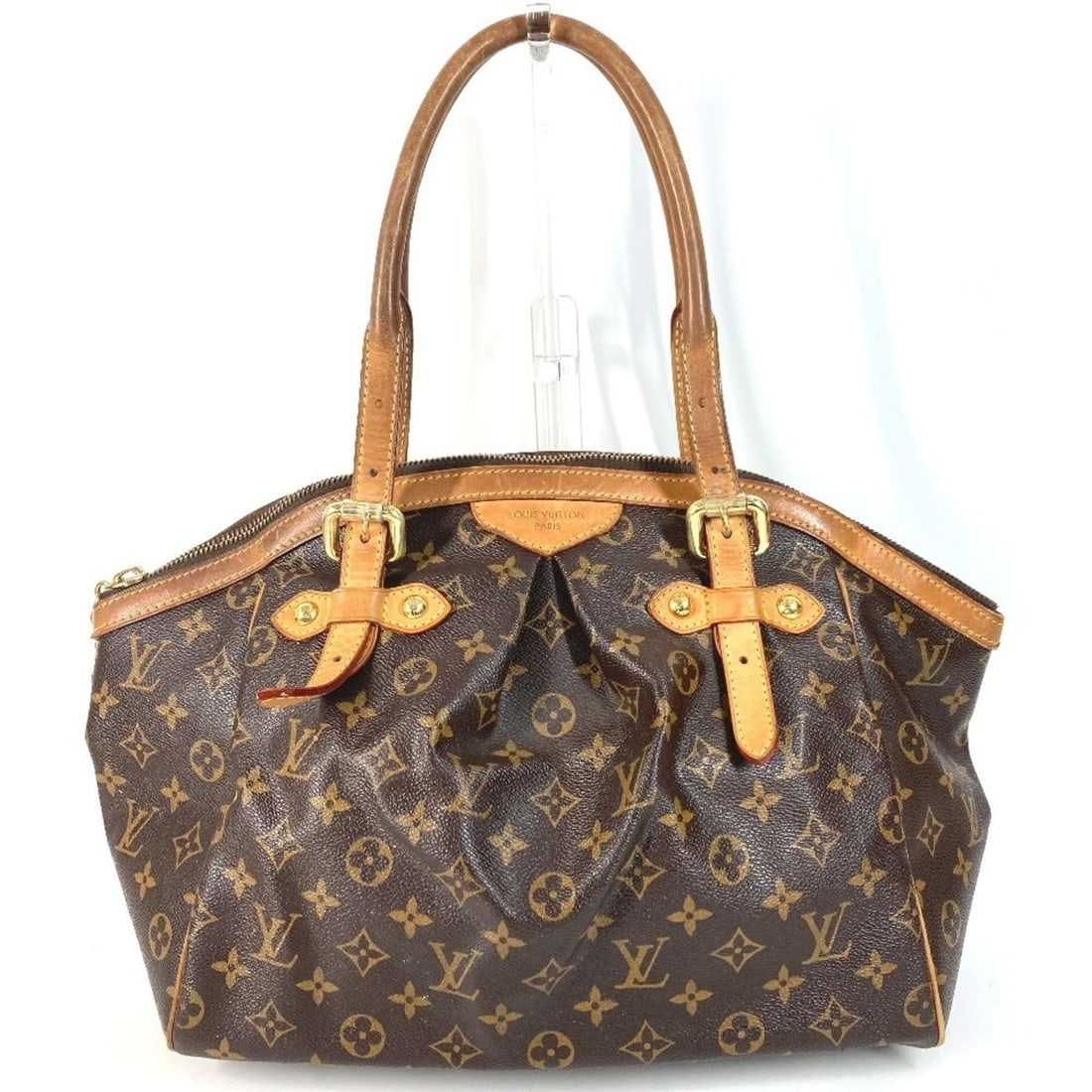 LOUIS VUITTON M40144 Monogram Tivoli GM Shoulder Bag Tote Canvas Women's Brown: --- Catalog ---Category: SizeSize (HxWxD): 24.5cm x 33cm x 17cm / 9.64'' x 12.99'' x 6.69''Category: DesignType: Shoulder bag, Tote bagColor: BrownGender: Men,WomenMaterial: Monogram Category: General