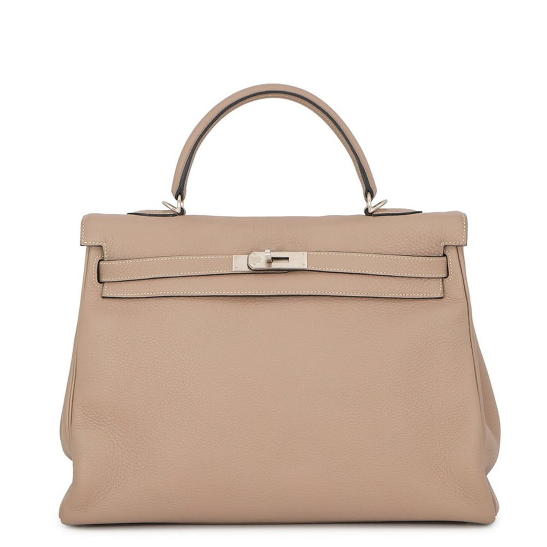 Hermes Kelly 35 Handbag, Inside Stitching, Argile Matte Togo Leather, ?E Stamp, HERMES 2-way Bag,: --- Catalog ---Category: SizeSize (HxWxD): 25cm x 34.5cm x 13cm / 9.84'' x 13.58'' x 5.11''Category: DesignType: HandbagColor: ArgileGender: WomenMaterial: Togo leather Hardware Color: Matte silverCat