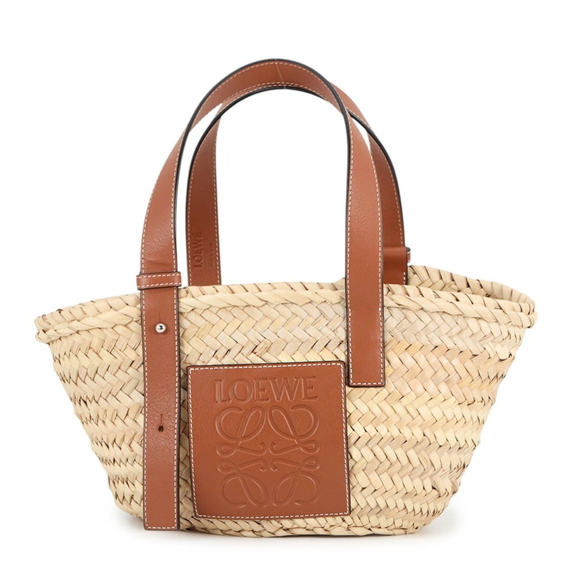 Loewe handbag, basket bag, small, raffia leather, 327.02.S93, LOEWE (1 of 15)