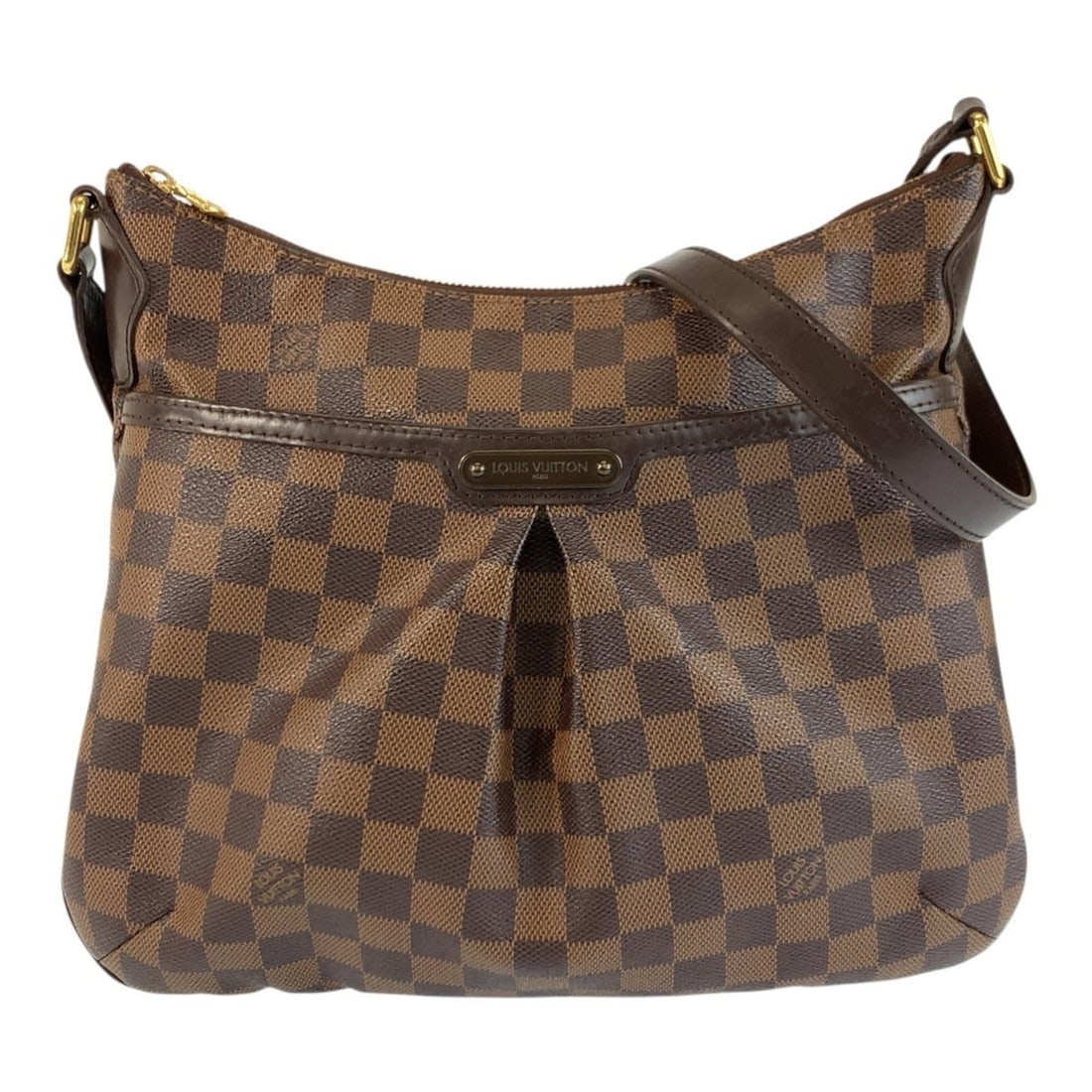 LOUIS VUITTON Damier Bloomsbury PM Brown with Gold Hardware N42251 Shoulder Bag Messenger for Women: --- Catalog ---Category: SizeSize (HxWxD): 23cm x 32cm x 2cm / 9.05'' x 12.59'' x 0.78''Category: DesignType: Messenger bag, Shoulder bagColor: Brown, Damier CanvasGender: WomenMaterial: PVC Category: