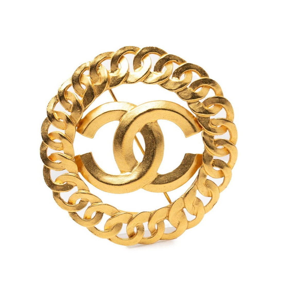 Chanel Vintage Coco Mark Brooch, Gold Plated, Women's CHANEL: --- Catalog ---Category: SizeSize (HxWxD): 5.46cm x 5.37cm / 2.14'' x 2.11''Category: DesignType: BroochColor: GoldGender: WomenCategory: GeneralBrand: Chanel--- Item List ---Section: ConditionRanking