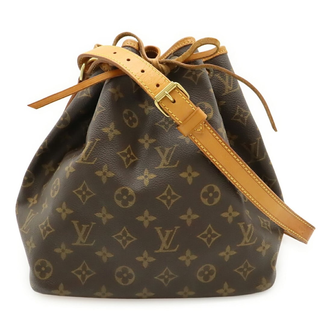 LOUIS VUITTON Louis Vuitton Monogram Petit Noé Shoulder Bag Model M42226: --- Catalog ---Category: SizeSize (HxWxD): 26.5cm x 24.5cm x 18cm / 10.43'' x 9.64'' x 7.08''Category: DesignType: Shoulder bagColor: Brown, MonogramGender: Women,MenMaterial: Canvas Category: General