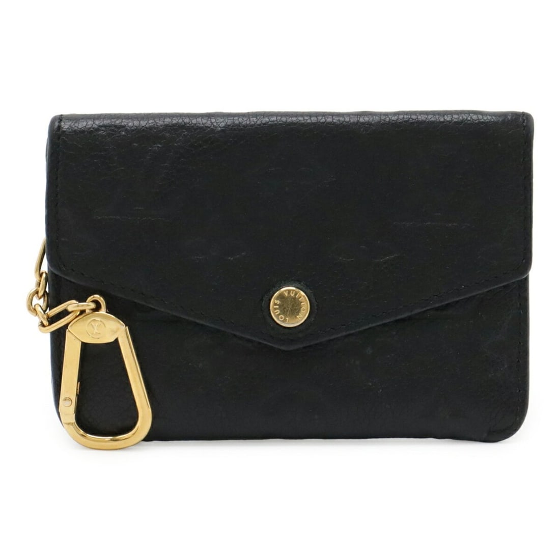 LOUIS VUITTON Louis Vuitton Monogram Empreinte Pochette Cle Wallet/Coin Case, Coin Purse, Noir Black: --- Catalog ---Category: SizeSize (HxWxD): 9cm x 13cm / 3.54'' x 5.11''Category: DesignType: Coin purse/coin caseColor: NoirGender: Men,WomenMaterial: Monogram Empreinte , Leather Category: GeneralBra