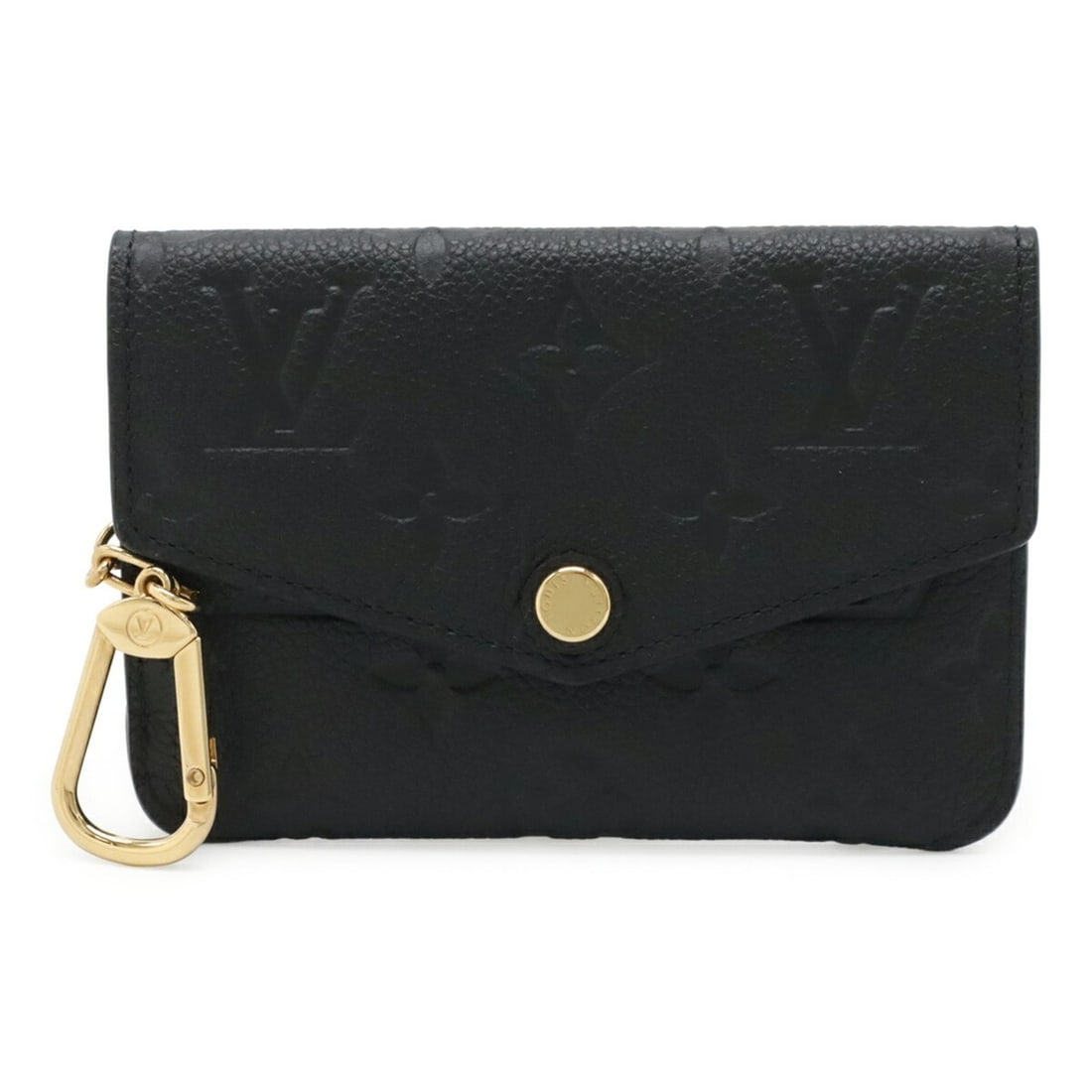 LOUIS VUITTON Louis Vuitton Monogram Empreinte Pochette Cle Wallet/Coin Case, Coin Purse, Noir Black (1 of 15)