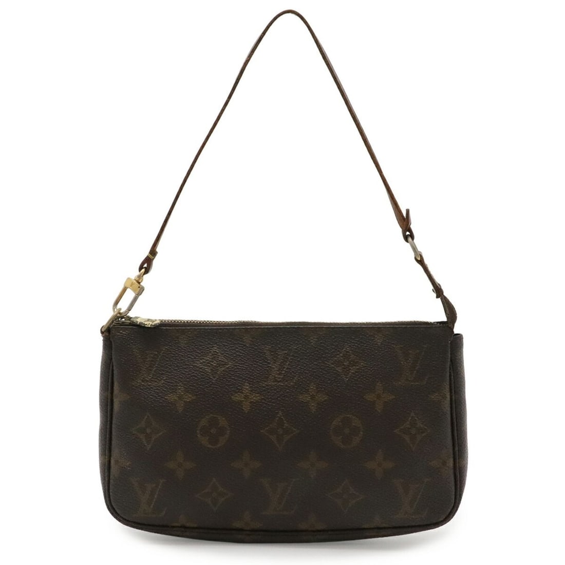 LOUIS VUITTON Louis Vuitton Monogram Pochette Accessoires Handbag Pouch - Bag M51980: --- Catalog ---Category: SizeSize (HxWxD): 13cm x 21.5cm x 4cm / 5.11'' x 8.46'' x 1.57''Category: DesignType: Handbag, Pochette, PouchColor: BrownGender: WomenMaterial: Monogram , Canvas Category: Ge
