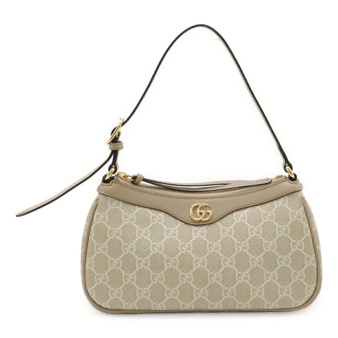 GUCCI Ophidia Small Shoulder Bag, GG Supreme Leather, Beige/Sand Beige, 735145: --- Catalog ---Category: SizeSize (HxWxD): 13cm x 25cm x 6cm / 5.11'' x 9.84'' x 2.36''Category: DesignType: Shoulder bagColor: Beige, SandGender: WomenMaterial: GG Supreme , Canvas , Leather Category