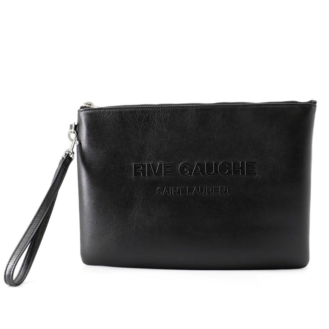 Yves Saint Laurent Saint Laurent Paris Clutch Bag Rive Gauche Leather 581369 SAINT LAURENT PARIS: --- Catalog ---Category: SizeSize (HxWxD): 20.5cm x 29cm / 8.07'' x 11.41''Category: DesignType: Clutch bag, HandbagColor: BlackGender: Women,MenMaterial: Leather Category: GeneralMPN: 581369CWTFE1000
