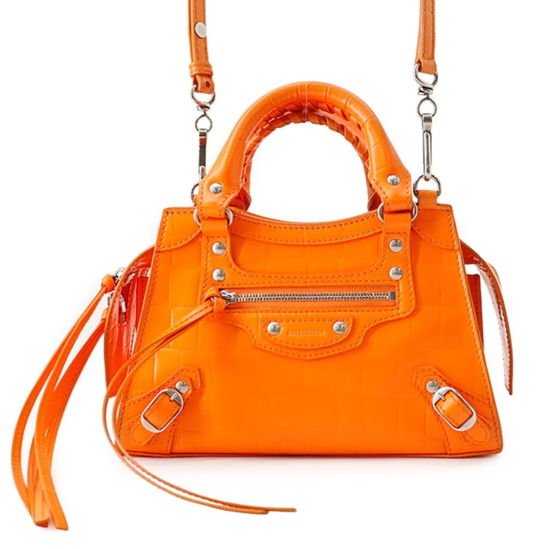Balenciaga Neo Classic City Mini Handbag 638524 BALENCIAGA 2-way Shoulder Bag Women's: --- Catalog ---Category: SizeSize (HxWxD): 13.5cm x 21.5cm x 8.5cm / 5.31'' x 8.46'' x 3.34''Category: DesignType: Handbag, Shoulder bagColor: OrangeGender: WomenMaterial: Leather Category: GeneralMPN