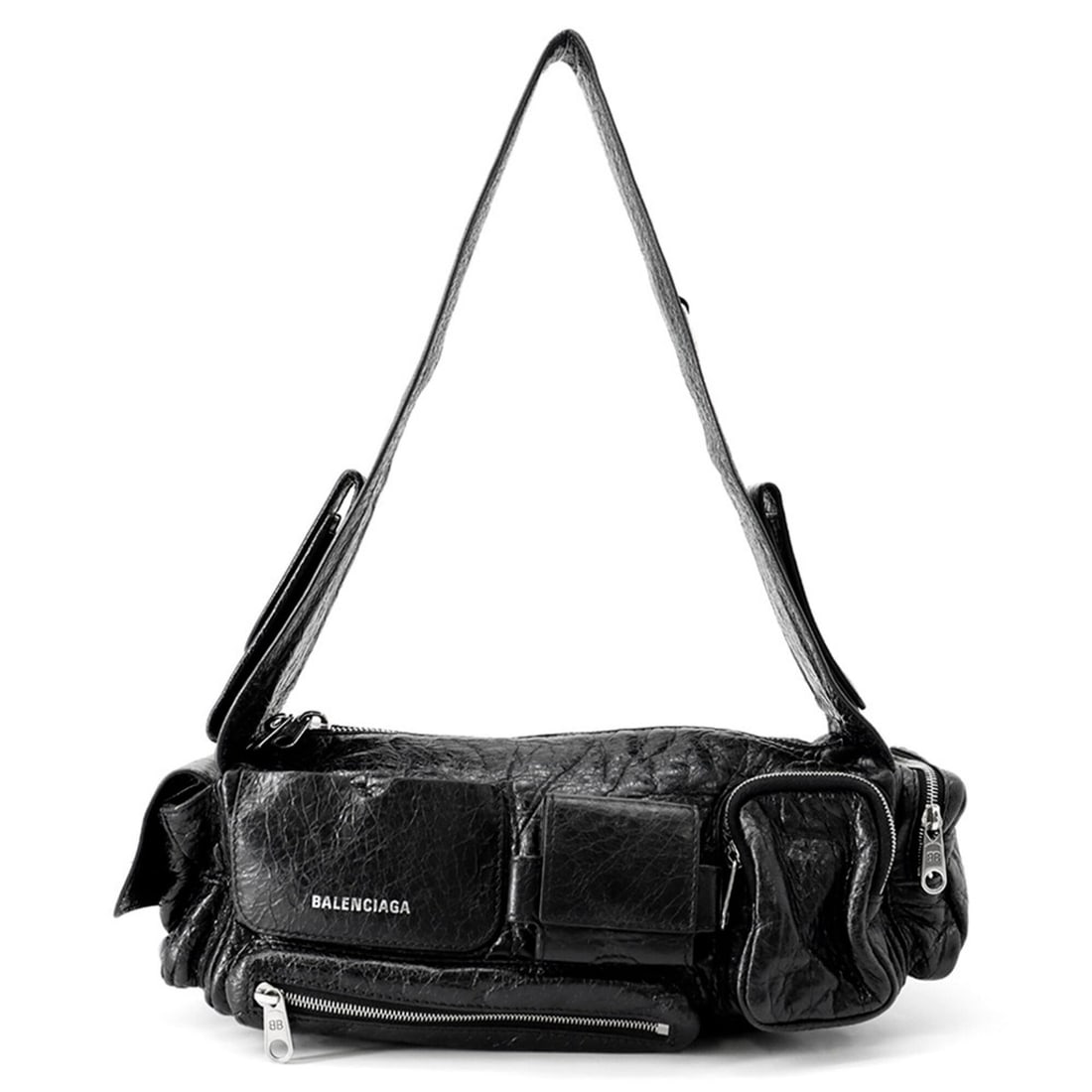 Balenciaga Shoulder Bag Super Busy BALENCIAGA Handbag Black Women's (1 of 12)