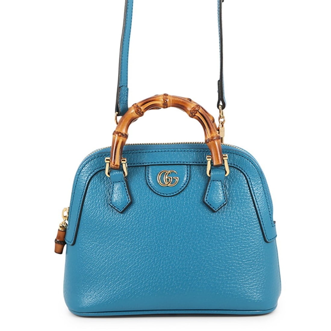 Gucci Diana Bamboo Mini Leather Handbag 715775 GUCCI 2-way Shoulder Bag for Women: --- Catalog ---Category: SizeSize (HxWxD): 16cm x 19.5cm x 8cm / 6.29'' x 7.67'' x 3.14''Category: DesignType: Handbag, Shoulder bagColor: BlueGender: WomenMaterial: Leather Category: GeneralMPN: 7157