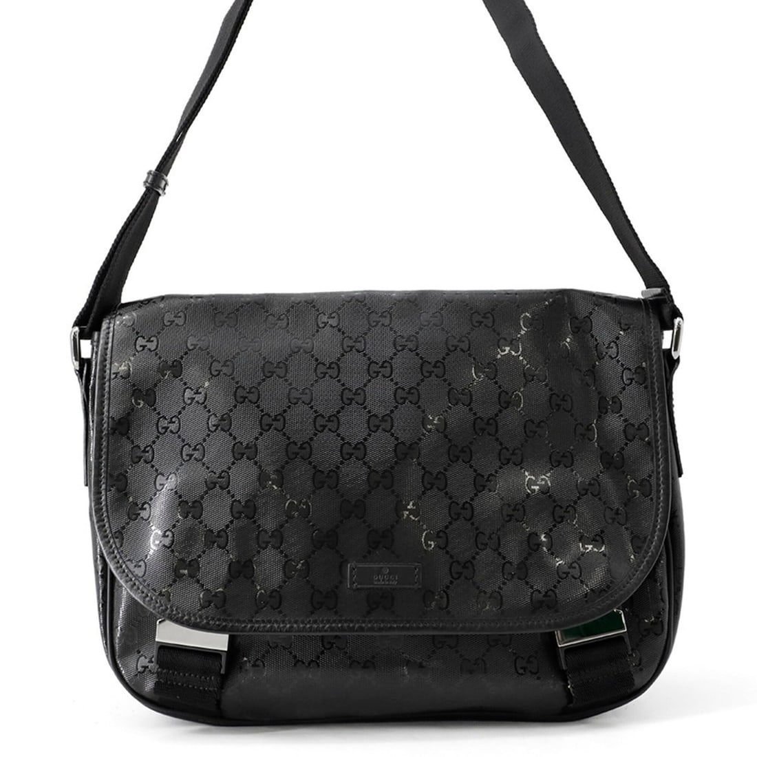 Gucci GG Imprime Shoulder Bag 201732 GUCCI Handbag Black: --- Catalog ---Category: SizeSize (HxWxD): 26cm x 32cm x 10cm / 10.23'' x 12.59'' x 3.93''Category: DesignType: Handbag, Shoulder bagColor: BlackGender: WomenMaterial: GG Imprimé Category: GeneralMPN