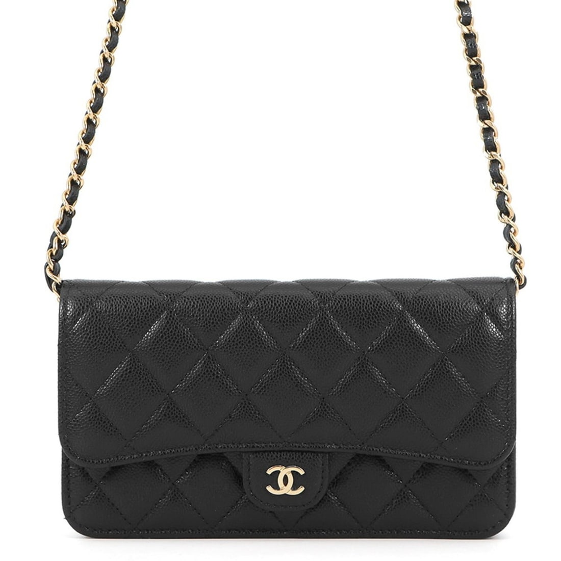 Chanel Chain Phone Case Matelassé Coco Mark Caviar Skin AP3744 CHANEL Smartphone Black: --- Catalog ---Category: SizeSize (HxWxD): 10.5cm x 18cm x 2cm / 4.13'' x 7.08'' x 0.78''Category: DesignType: Phone walletColor: BlackGender: WomenMaterial: Grained Calfskin Category: GeneralMPN: AP3