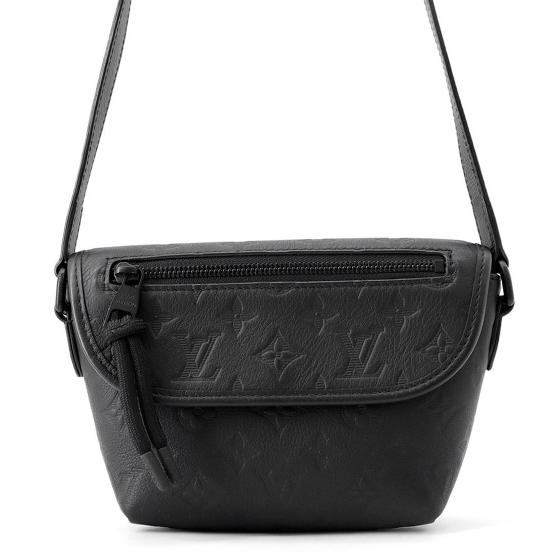 Louis Vuitton Monogram Shadow Pulse Wearable Wallet Shoulder Bag M12636 LOUIS VUITTON Black Handbag (1 of 15)