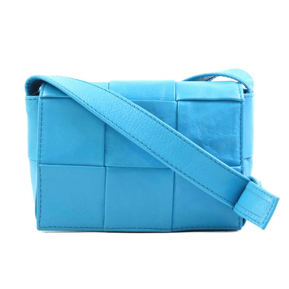 Bottega Veneta Candy Cassette Crossbody Shoulder Bag, Leather, Blue, Women's, e61902a (1 of 17)