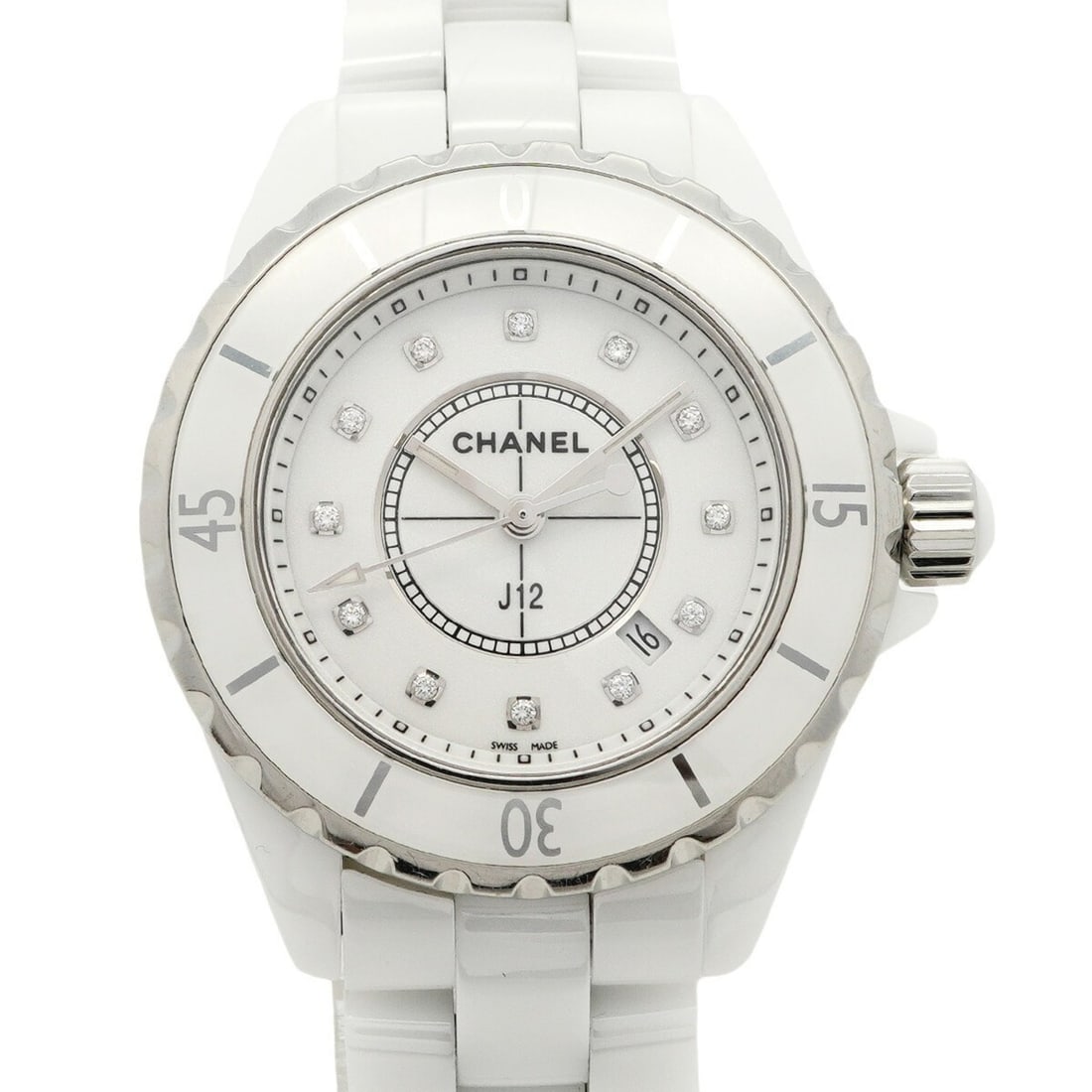 Chanel J12 H1628 White Dial Women's Watch (1 of 20)