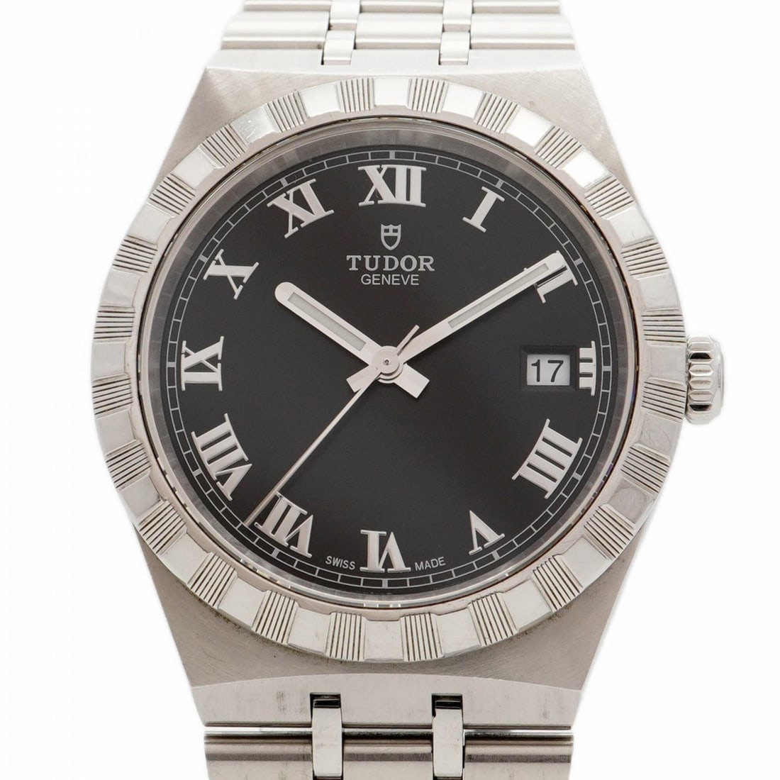 Tudor Royal 28500 Black Dial Men's Watch: --- Catalog ---Category: SizeWrist Size: 17cm / 6.69''Case Diameter: 38mm / 1.5''Category: DesignType: WristwatchGender: MenColor (Dial): BlackMaterial (Band): Stainless steelCategory: GeneralMPN: 285