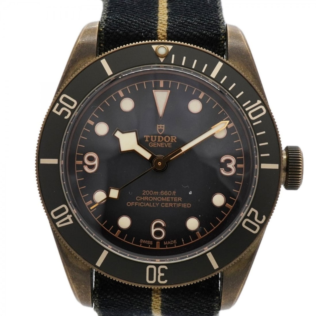 Tudor Black Bay Bronze 79250BA Gray Dial Men's Watch: --- Catalog ---Category: SizeWrist Size: 19cm / 7.48''Case Diameter: 43mm / 1.69''Category: DesignType: WristwatchGender: MenColor (Dial): GrayMaterial (Band): NylonCategory: GeneralMPN: 79250BABrand:
