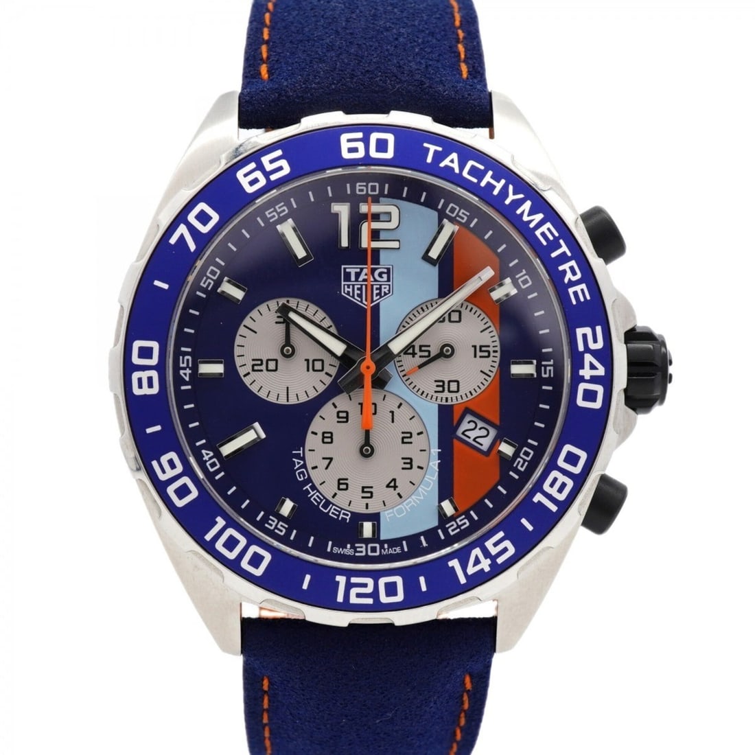 TAG Heuer Formula 1 Gulf CAZ101N Blue Dial Men's Watch (1 of 10)