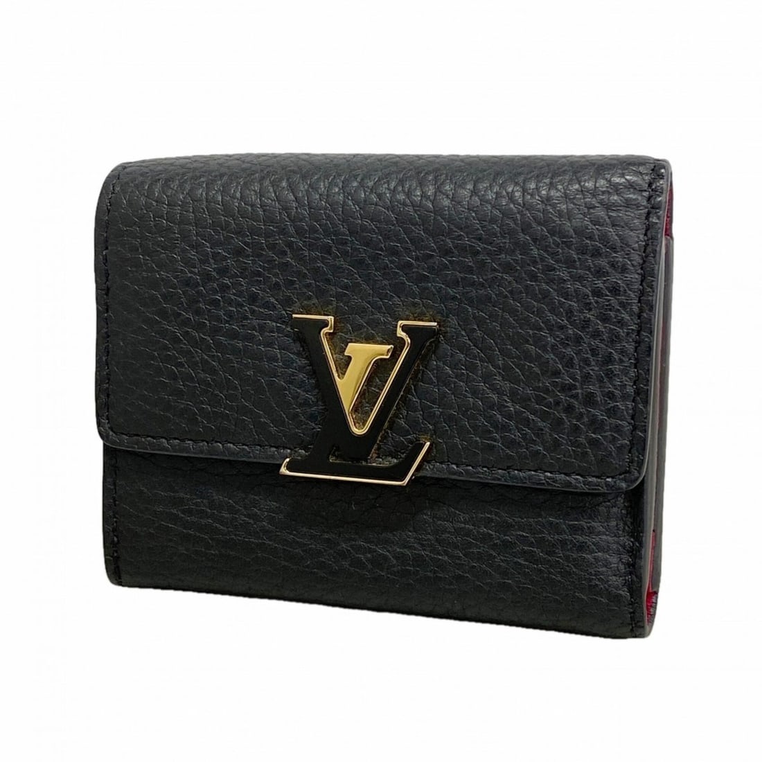 Louis Vuitton Portefeuille Capucines XS Tri-fold Wallet M68587 Noir (Women's): --- Catalog ---Category: SizeSize (HxWxD): 8.5cm x 10cm x 2cm / 3.34'' x 3.93'' x 0.78''Category: DesignType: Wallet (tri-fold)Color: NoirGender: WomenCategory: GeneralMPN: M68587Brand: Louis Vuitton-