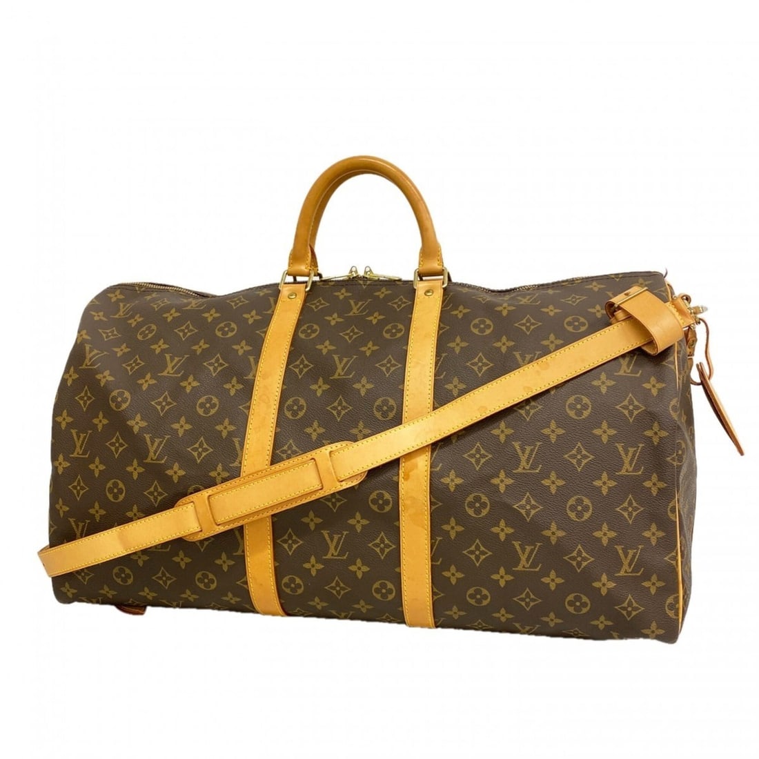 Louis Vuitton Bags - Boston Monogram Keepall Bandoulière 55 M41414 Brown Men's & Women's: --- Catalog ---Category: SizeSize (HxWxD): 31cm x 55cm x 26cm / 12.2'' x 21.65'' x 10.23''Category: DesignType: Boston bagColor: BrownGender: Men,WomenCategory: GeneralMPN: M41414Brand: Louis Vuitton-