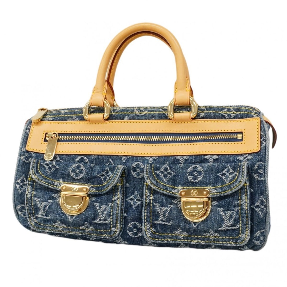 Louis Vuitton Monogram Denim Neo Speedy Handbag M95019 Blue Women's: --- Catalog ---Category: SizeSize (HxWxD): 17cm x 31cm x 15cm / 6.69'' x 12.2'' x 5.9''Category: DesignType: HandbagColor: BlueGender: WomenCategory: GeneralMPN: M95019Brand: Louis Vuitton--- Item Lis