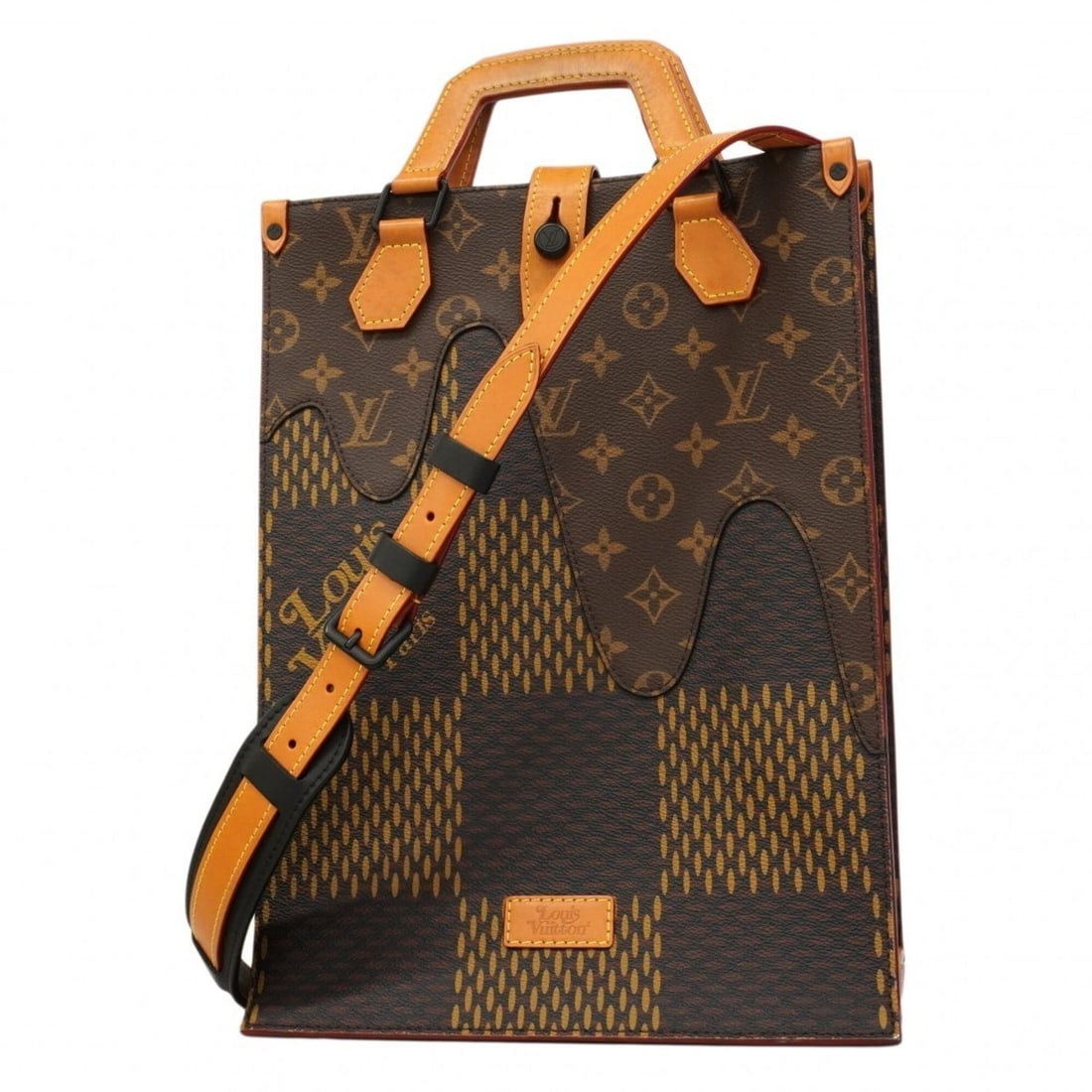 Louis Vuitton Monogram Damier Giant Mini Tote Handbag N40355 Brown 2-way Bag NIGO Collaboration: --- Catalog ---Category: SizeSize (HxWxD): 35cm x 25cm x 15cm / 13.77'' x 9.84'' x 5.9''Category: DesignType: HandbagColor: BrownGender: MenCategory: GeneralMPN: N40355Brand: Louis Vuitton--- Item Lis