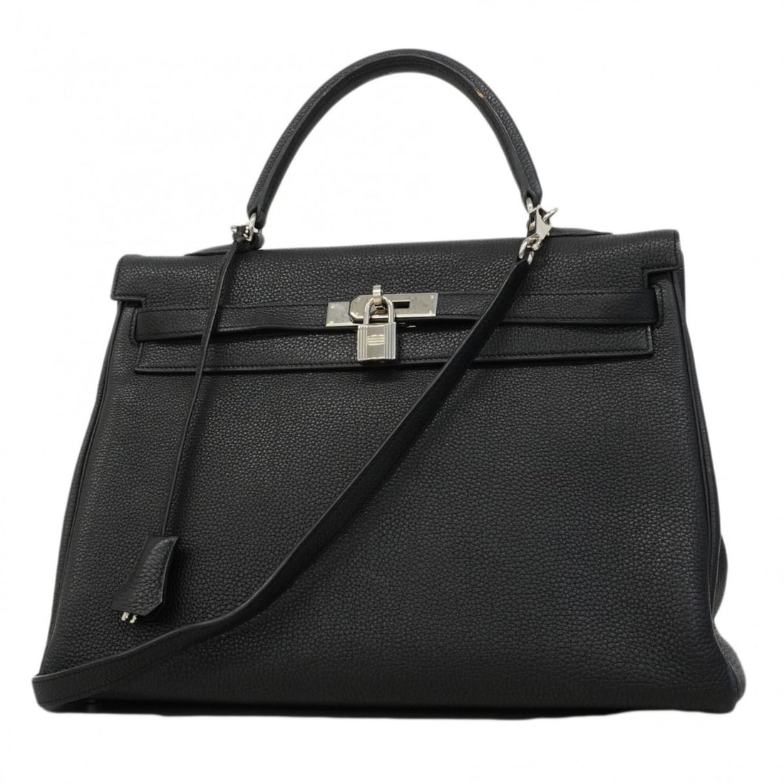 Hermes Kelly 35 Togo Black Handbag (?L stamp) 2-way bag for women (1 of 20)
