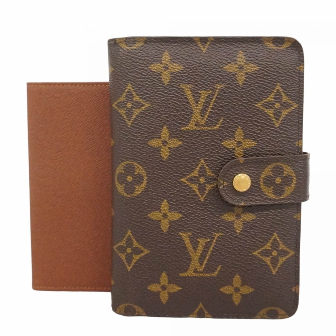 Louis Vuitton Monogram Portefeuille Papier Zip Wallet M61207 Brown Women's (1 of 20)