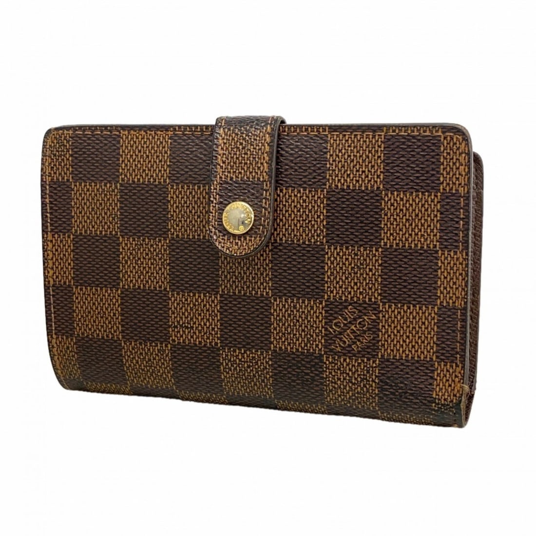 Louis Vuitton Damier Portefeuille Viennois Wallet N61674 Ebene Women's: --- Catalog ---Category: SizeSize (HxWxD): 9cm x 13.5cm x 2.5cm / 3.54'' x 5.31'' x 0.98''Category: DesignType: Wallet (bi-fold)Color: EbeneGender: WomenCategory: GeneralMPN: N61674Brand: Louis Vuitto