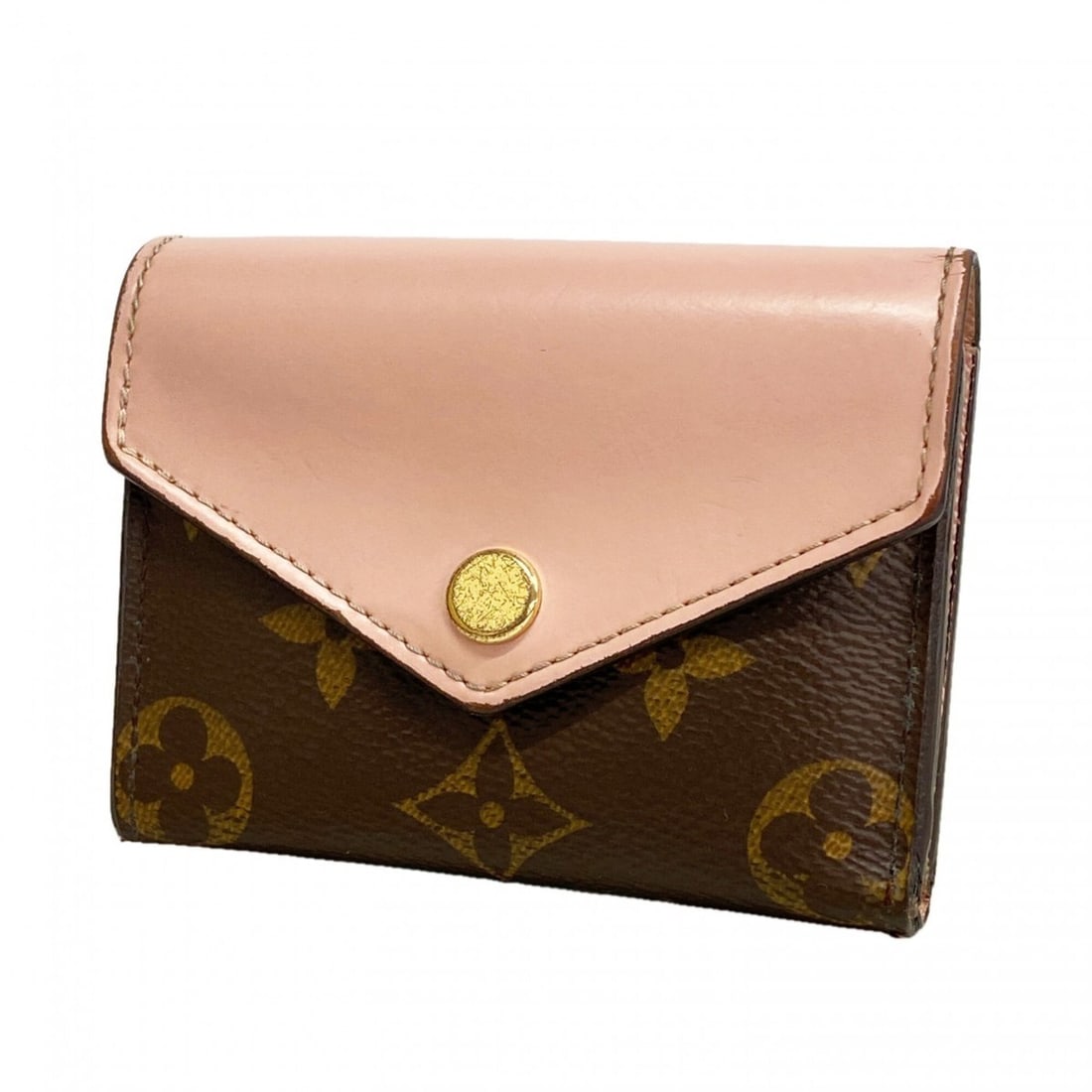 Louis Vuitton Tri-fold Wallet Monogram Portefeuille Zoe M62933 Brown Rose Ballerine Women's: --- Catalog ---Category: SizeSize (HxWxD): 7.5cm x 10cm x 2.5cm / 2.95'' x 3.93'' x 0.98''Category: DesignType: Wallet (tri-fold)Color: Brown, Rose ballerineGender: WomenCategory: GeneralMPN: