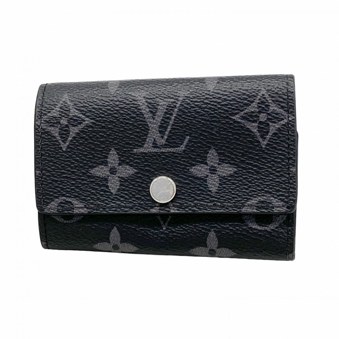 Louis Vuitton Accessories Key Case Monogram Eclipse Multicles 6 M82603 Black Men's (1 of 12)