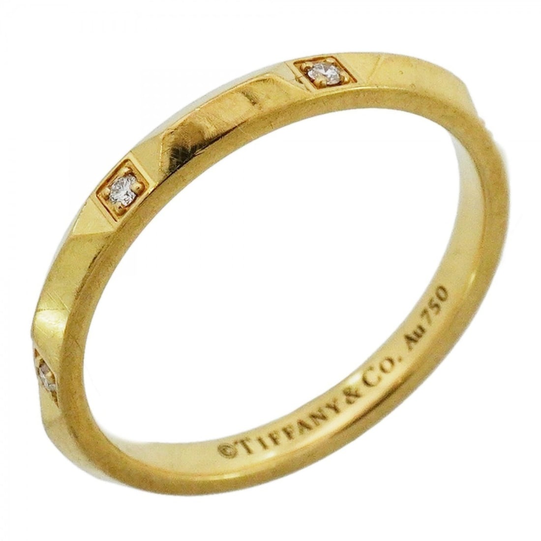 Tiffany & Co. True Ring, 18K Yellow Gold, Diamond, Size 21, Men's: --- Catalog ---Category: SizeJP Size: 21US Size: 10Category: DesignType: Band ringStone: DiamondGender: MenMaterial: Yellow gold (18K)Category: GeneralBrand: Tiffany--- Item List ---Section: Condition