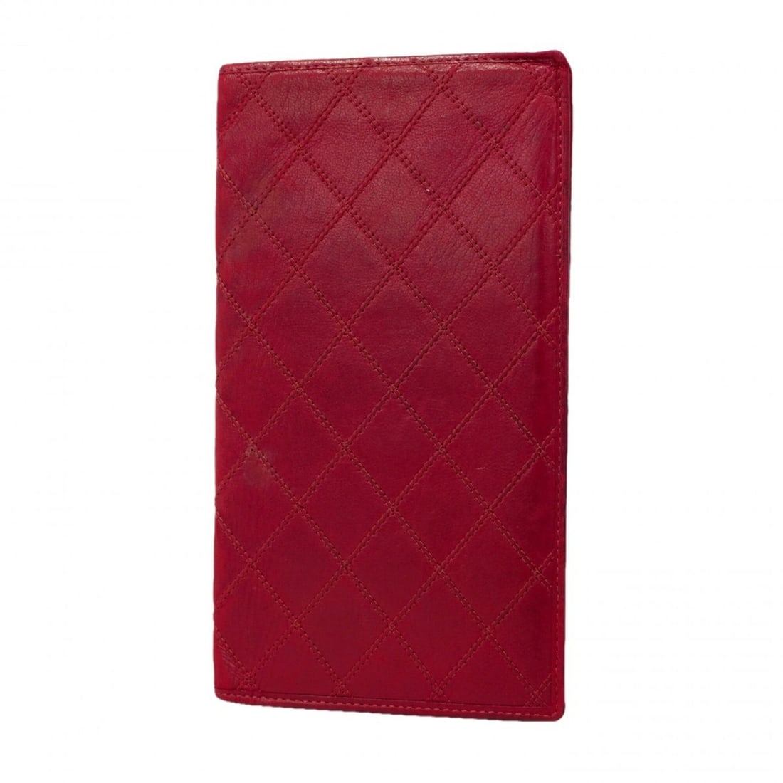 Chanel Bicolore Leather Wallet, Red, Women's, P2957168: --- Catalog ---Category: SizeSize (HxWxD): 19cm x 10.5cm x 1cm / 7.48'' x 4.13'' x 0.39''Category: DesignType: Long bill wallet (bi-fold)Color: Red colorGender: WomenMaterial: Leather Category: Genera