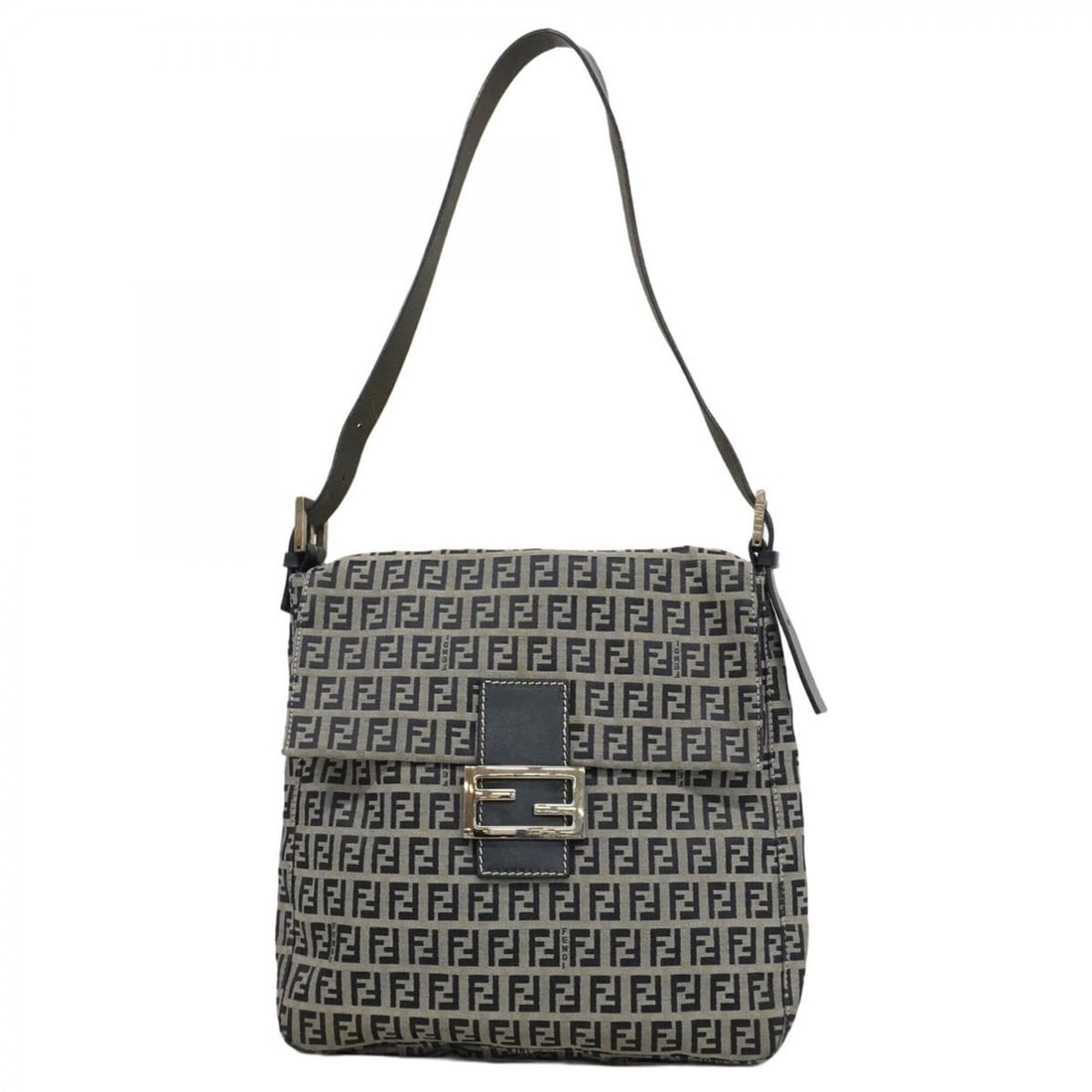 Fendi Zucchino Shoulder Bag, Nylon Canvas, Navy, Women's, P2927024: --- Catalog ---Category: SizeSize (HxWxD): 26cm x 26.5cm x 4cm / 10.23'' x 10.43'' x 1.57''Category: DesignType: Shoulder bagColor: NavyGender: WomenMaterial: Nylon canvas Hardware Color: SilverCatego