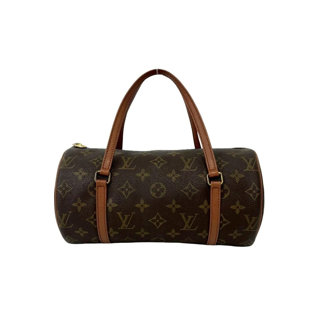 LOUIS VUITTON Louis Vuitton Vintage Papillon 26 Monogram Leather Handbag Mini Boston Bag Brown 401-8: --- Catalog ---Category: SizeSize (HxWxD): 13cm x 25.5cm x 12.5cm / 5.11'' x 10.03'' x 4.92''Category: DesignType: Boston bag, HandbagColor: BrownGender: WomenMaterial: Leather , PVC Category: General