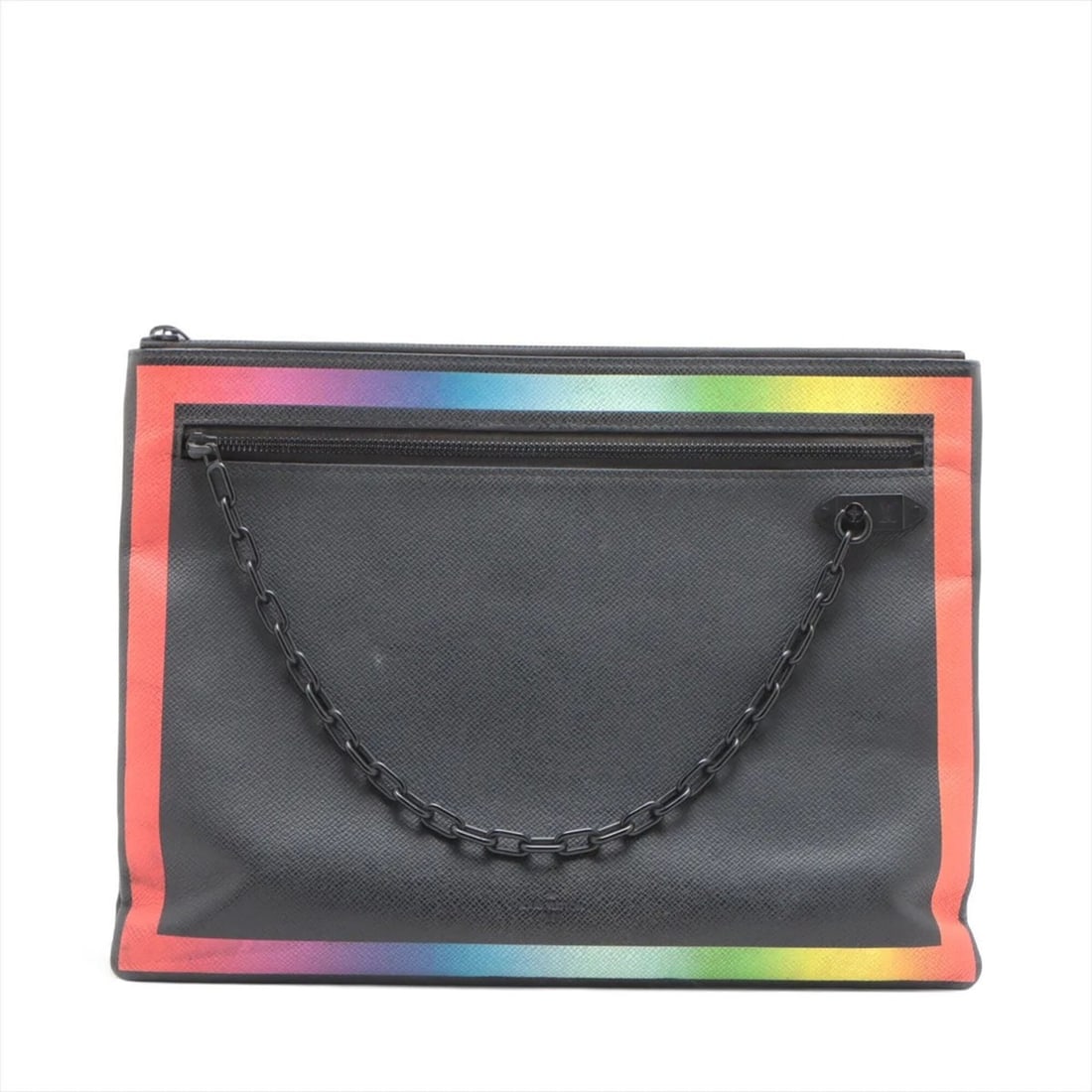 Louis Vuitton Taiga Rainbow Pochette M30347 Second Bag Clutch Handbag Pouch Men's: --- Catalog ---Category: SizeSize (HxWxD): 26cm x 35cm / 10.23'' x 13.77''Category: DesignType: Handbag, Pochette, PouchColor: BlackGender: MenMaterial: Leather Category: GeneralMPN: M30347Brand: Loui